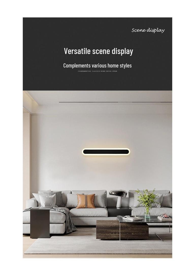 Nordic Luxury Dimmable LED Wall Lamp for Bedroom & Living Room