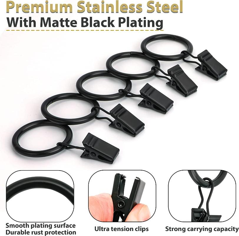 10PCS Curtain Clip Iron Made Curtain Clips Multicolor Buckle Clip Retro Classic Drapes Tie Buckles Modern Curtain Accessories