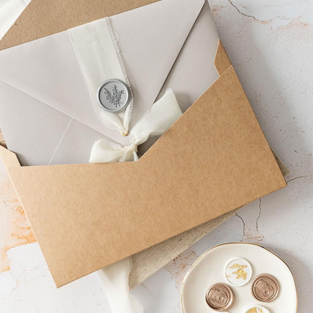 15X21 Pure Gray Envelope - Set Of 50 Pcs