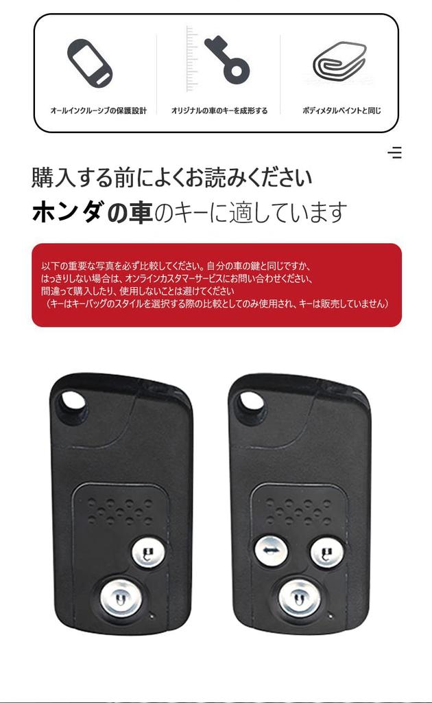[SANRILY] Honda Key Case, Key Holder, Key Cover, Key Protection, For Honda Stepwagon, RK,