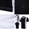 Premium Quality Summer Men's Stylish Casual T-shirts Slim Fit Short Sleeve Polo Shirt Tops Perfect For Everyday Wear
