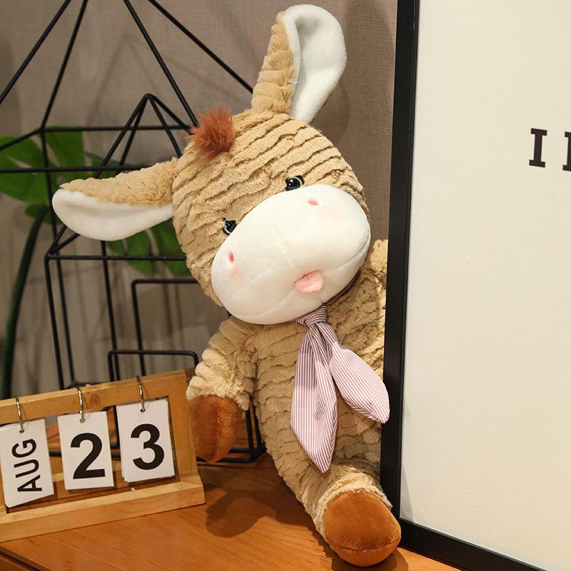 Cute Soft and Stubborn Donkey Plush Toys for Girls Birthday Gifts Doll Decorations Furniture Doll Ornaments