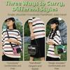 Handheld Hamster Travel Carrier Portable Chinchilla Outdoor Cage Pet Backpack  Small Animal