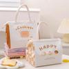 Cartoon Lunch Bag Bento Tote Pouch large-capacity lunch bag Women Cute Print Cooler Insulated Bag thick aluminum foil Handbag