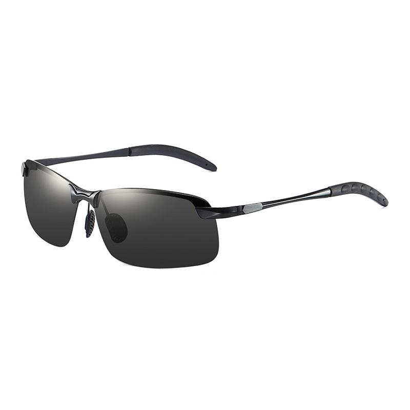 Outdoor Fishing Man's Polarized Smart Light-sensitive Metal-changing Sunglasses - Suitable For Both Day And Night Driving 3043