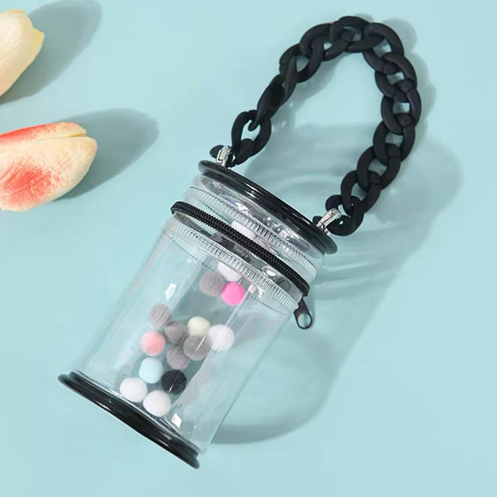 Creative Thicken Transparent Bag for Doll Display Storage Bag Mystery Doll Protection Case Mystery Toy Storage Boxes for Doll Toy Zipper Pouch