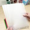 Customizable A4/A5 L-Shaped Transparent Folder with PP Two-Page Insert Cover