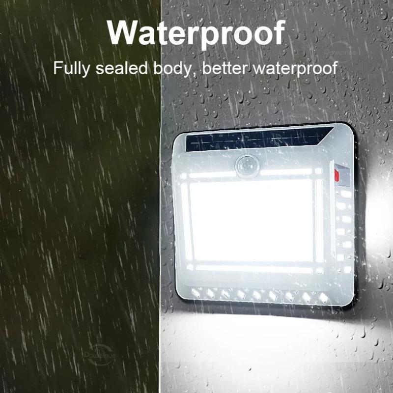 Outdoor Solar Lights 120LED 8M Motion Sensor Security Lamp IP65 Waterproof Solar Wall Light for Garden Patio Yard Garage Door Pathway
