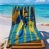 Cristiano Ronaldo Beach Towel Super Soft Microfiber Quickdry Fabric Comfortable Lightweight Perfect For Traveling Yoga Camping And Swimming