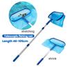 Swimming Pool Skimmer Net with Telescopic Pole Pool Ponds Cleaning Leaf Tools