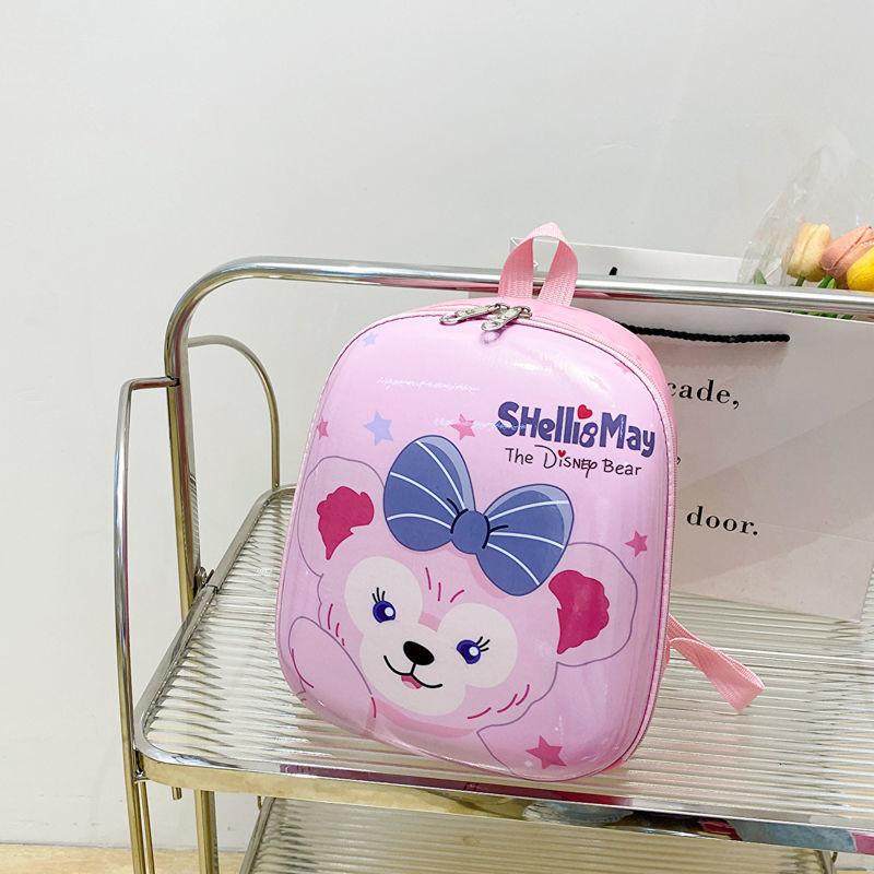 Stellalou Cartoon Hard Shell Backpack Embossed Design Large  Waterproof Capacity