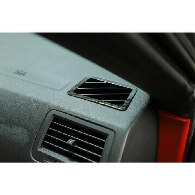 Car Dashboard Air Vent Outlet Trim For Dodge Challenger 2009-2014 Carbon Fiber