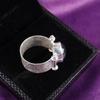 Gemma Opale Dendritico Naturale Gioiello in Argento Sterling 925 Anello Fatto a Mano Per Lei RR-22-21