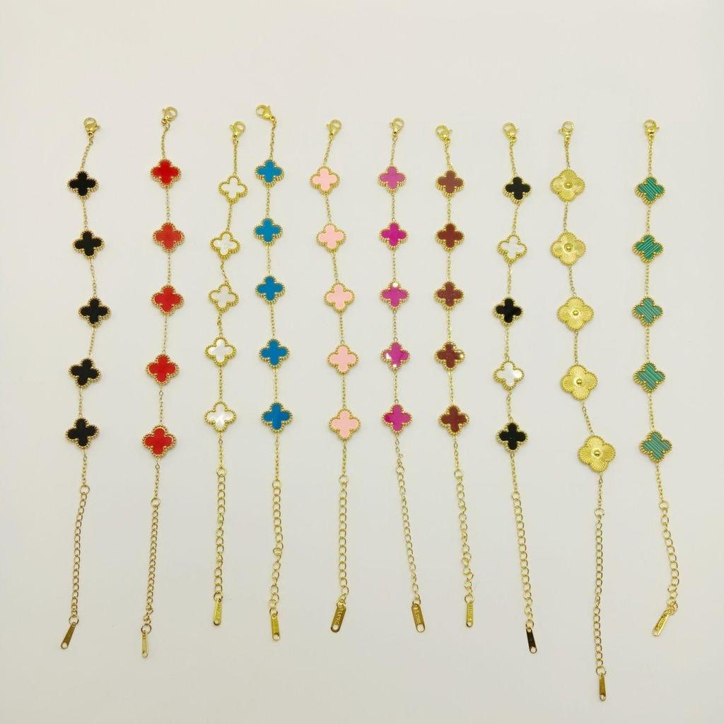 Four-leaf Clover Bracelet for Women Fashion Accessories Simple Student Bestie Bracelet