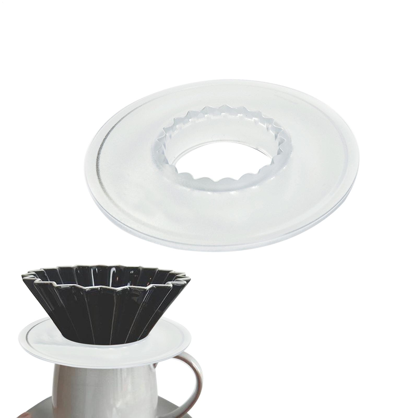 Transparent Coffee Dripper Holder Easy Clean Resin Drippers Stand Reusable Resin Dripper Holder for Glass Coffee Drippers CN