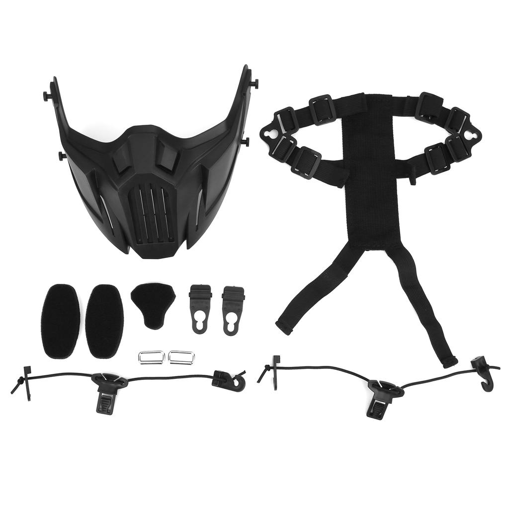 Tactic Half Face Guard Breathable Military Protection Equipment for CS Outdoor Shooting
