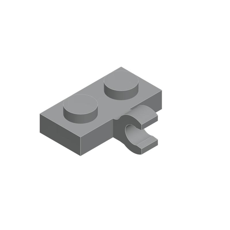 10PCS 11476 Plate 1x2 with Clip Building Blocks MOC Technical Compatible with Brick Children Toys Gift Box