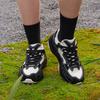 Fila Fusion Flash Retro Low Top Running Shoes Women Sneaker Black T12W331103FPB
