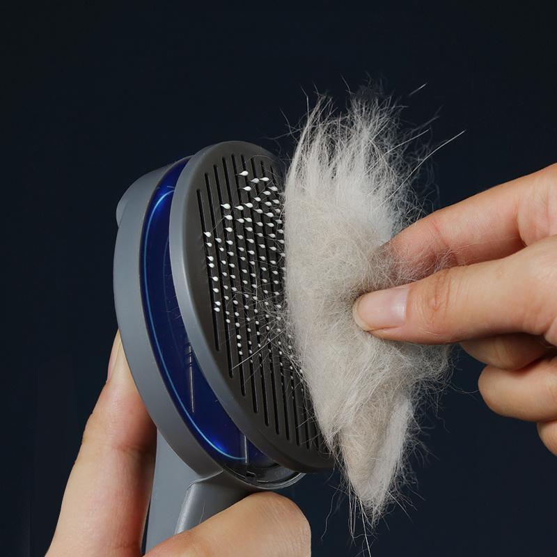 Cat And Dog Comb Hair Removal Self Cleaning Pet Needle Combs Puppy Kitten Grooming Accessories Pet Supplies
