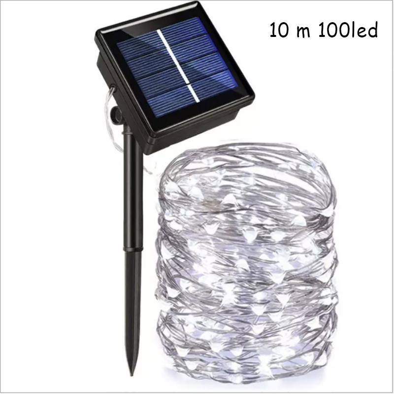 10M/20M Solar Led Fairy Light Outdoor Festoon Led Waterproof Garland String Lights Christmas Party Garden Solar Lamp Decoration