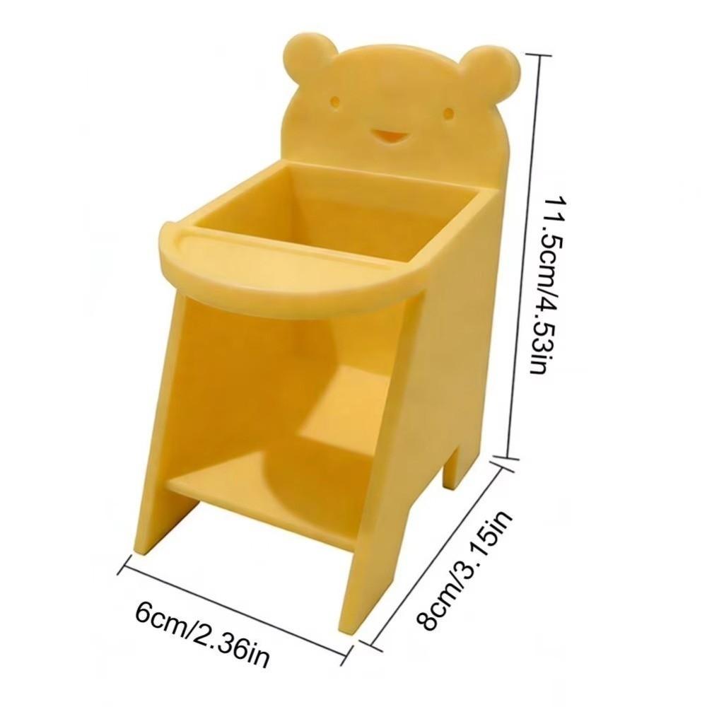 Bear Shape Mini Pet Dining Seat Mini Mini Pet Chair New Small Pet Seat  Small Rat Cage