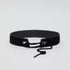 Eyelet Wide belt(Suede Black)