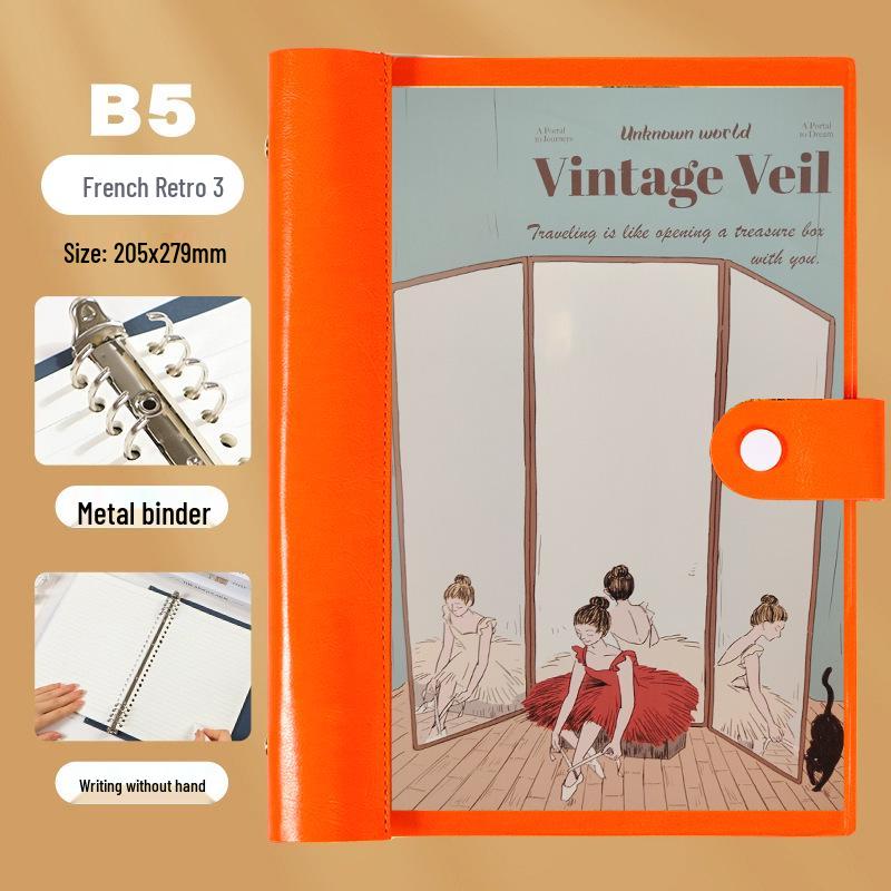 Benutzerdefiniertes transparentes weiches Cover Ölgemälde Notizbuch für Schüler und Doktoranden Tagebücher & Planung