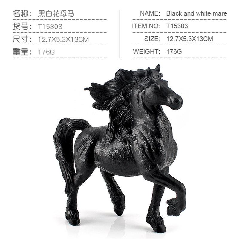 Nine Simulation Ranch Horse Farm Horse Model Haverin Stallion Sharma Hanover Horse Arabian Horse Ornament
