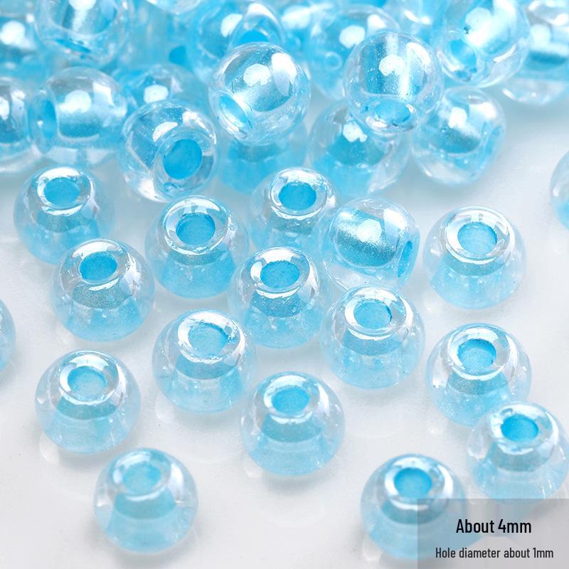Blauer Glas-Reiskorn-Haarnadel: Handgefertigter Schmuck-Accessoire im antiken chinesischen Stil