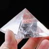 3x3cm Crystal Pyramid White Energy Pyramid Unique Quartz Pyramid Decor  Home Decoration
