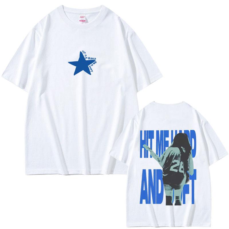 2025 Summer Hit Me Hard and Soft Tour Tshirt Men Women Fashion Pop Music T Shirt Unisex Vintage Tshirts Oversized Streetwear