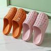 2025 New Hole Shoes Closed Toe Women's Shoes Summer Non-slip Comfortable Home Wear Bathroom Soft Bottom Dormitory Casual Slippers