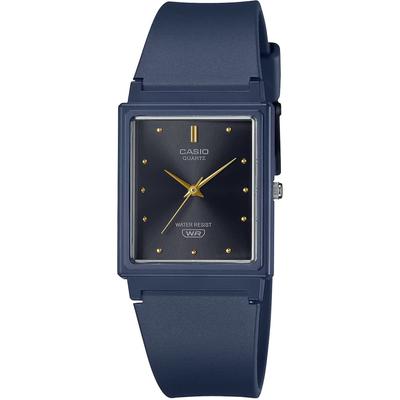 Analog Watch MQ-38UC-2A1 Matte Navy, Unisex Rectangular Face, Urethane Band - Popular Overseas Model [Parallel Import]