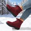 Winter Damen Schneestiefel Leicht und Rutschfest Warme Stiefel Outdoor Wanderschuhe