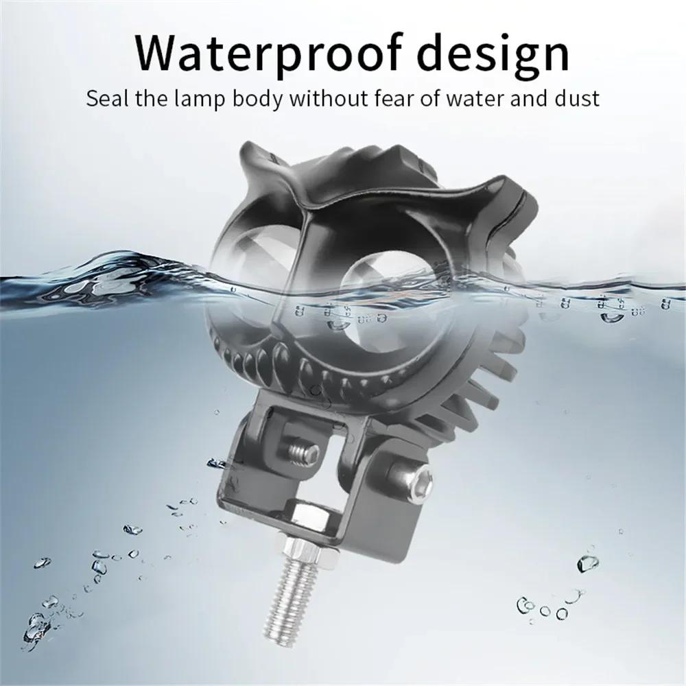 1pc Owl LED Pod Work Light 24V 12V Led Light For Car Accessories Yellow Spotlights Motorcycle Truck Offroad Driving Boat