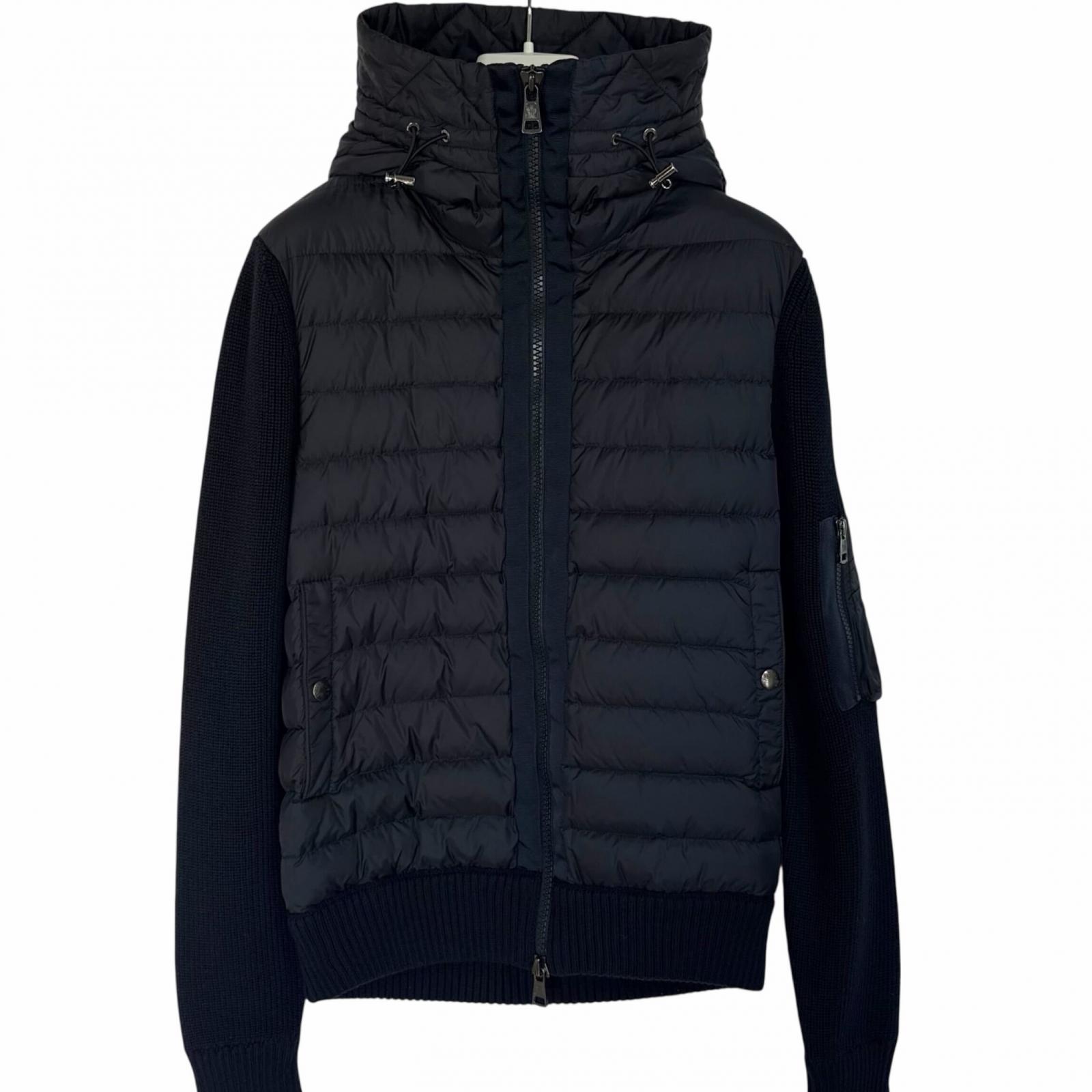 

Used MONCLERDown jacket Dark navy Nylon mens L Темно-синій