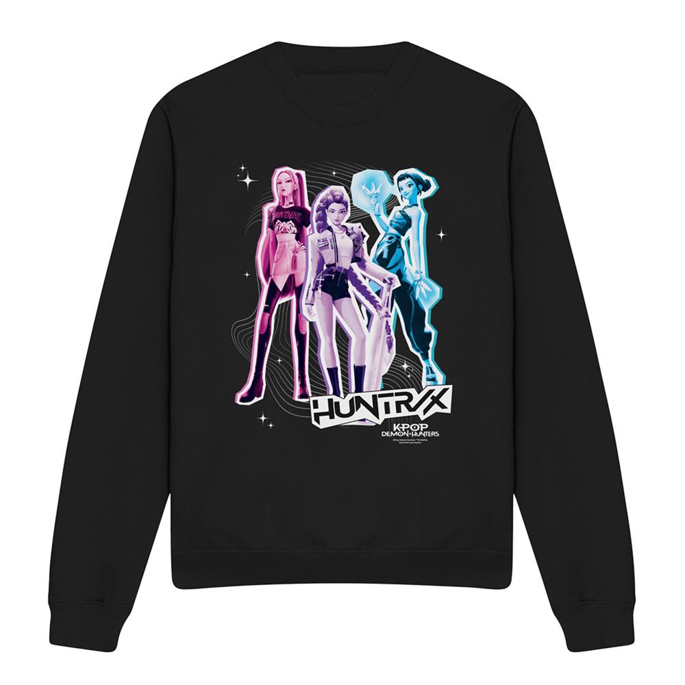 K-Pop Demon Hunters Unisex Adult Huntrix Huntr/X Scrapbook Sweatshirt