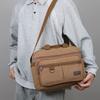 Men's Crossbody Bag Canvas Shoulder Bag Sports Business Handbag