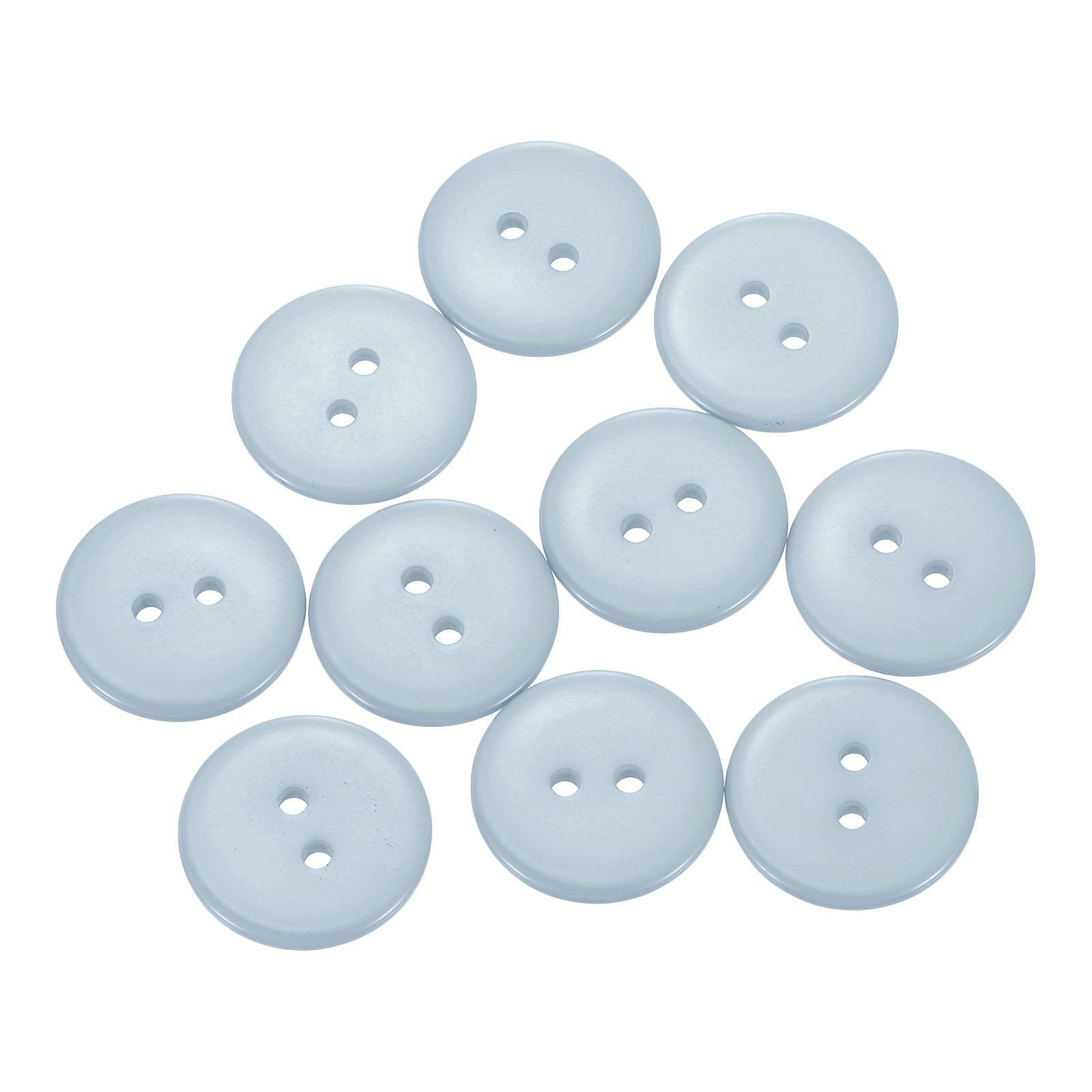 

10pcs 20mm Sewing Button Color Resin Cat Eye Button 2 Holes Round Craft Replacement Buttons for Clothing DIY Crafts Decor сірий колір