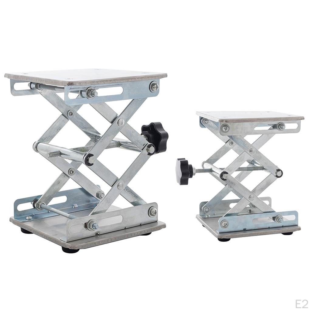 Adjustable Metal RC Car Lift Table Lifting Stand Rack :8 1:10 Truck Repair Parts