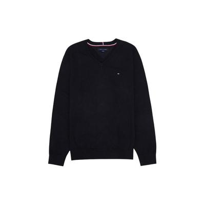 Solid Color Crew Neck Pullover Sweater Men Sweater Black 78B9263-012