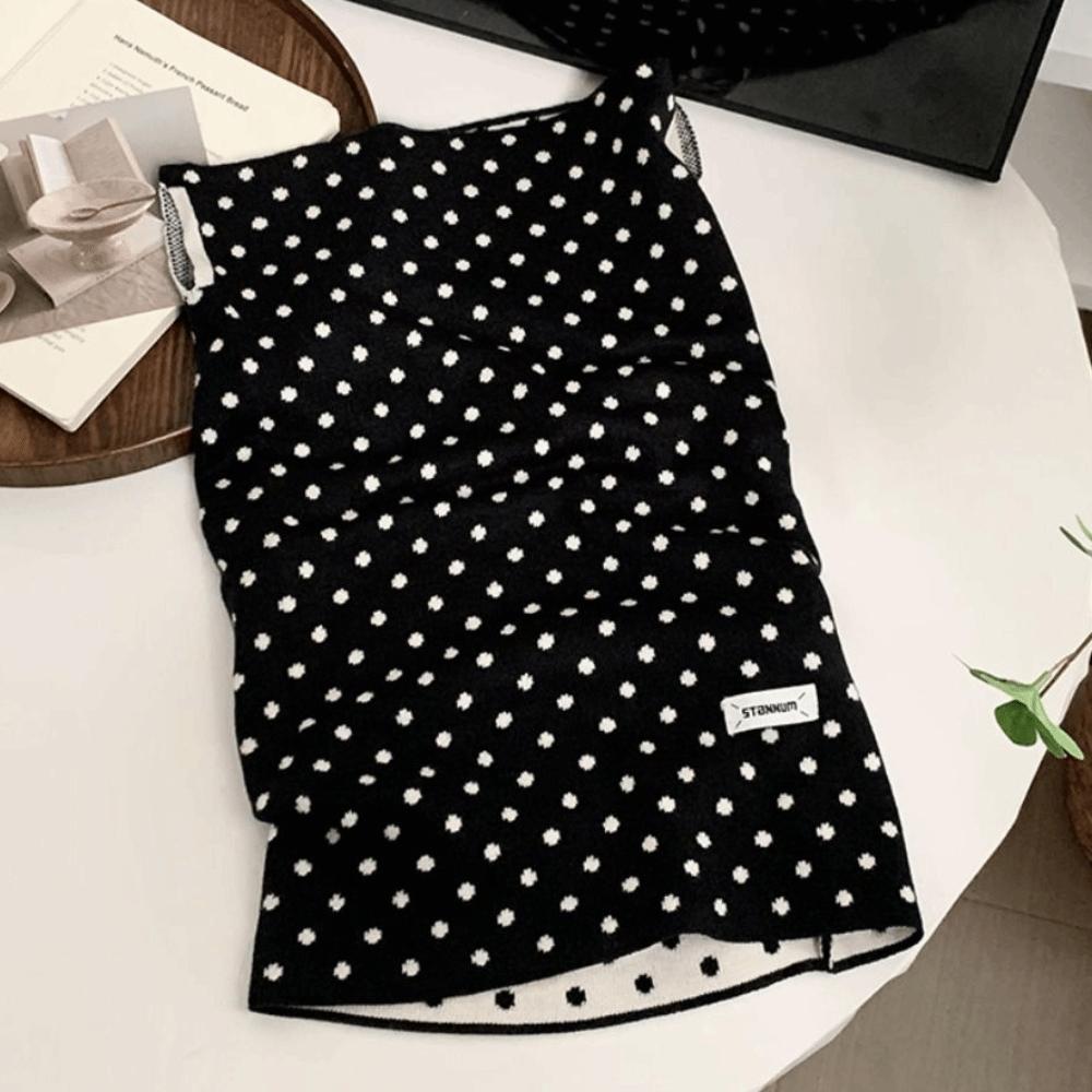 Leopard Print Winter Cycling Thermal Mask Polka Point Pullover Cap Earhook Neck Warmer  Female