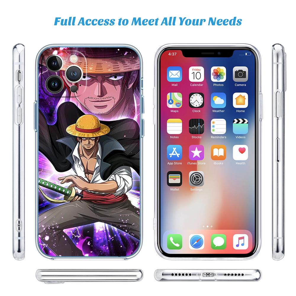 Cartoon One Piece Phone Case for Motorola Moto G10 G20 G30 G31 G32 G34 G35 G41 G42 G50 G51 G52 G55 G60 G60S G62 G71 G72 G75