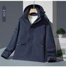 New Unisex Windproof Waterproof Hooded Jacket for Spring/Autumn Outdoor Sports