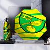 Nor-wich Football Club Crest Umbrella 8-Frame for Travel, Camping, Casual Lightweight Portable Umbrella, Essential for Every Family Holidays Gift