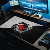 Yin-yang Fish Mouse Pad Black & White Sakura Office Laptop Desk Mat Game Accessories Mousepad XXL Rubber HD Gaming Long Desk Mat