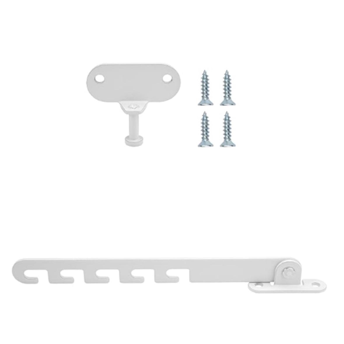 

Folding Window Limiter Window Opening Limiter Black High-temperature Baking Finish Prevent Slamming Rust-resistant білий