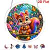 2D Flat - 1pc, 2D Flat - Acrylic Puzzle - Sun Catcher - 3-Layer Acrylic - Middle Layer Is Puzzle - Stained Glass Effect Window Hanging Decor, "Colorfu