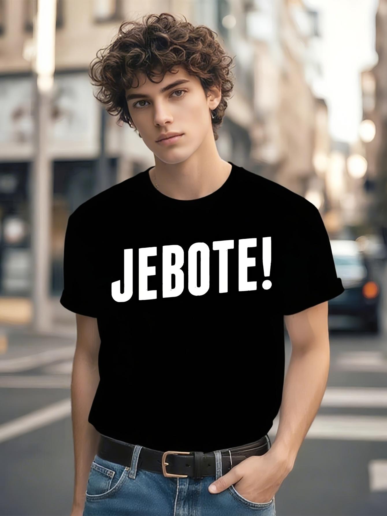 Jebote Balkan Slogan Tshirt - Bold JEBOTE! Graphic Tee in... S