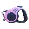 Color Block Bone Retractable Dog Leash: Portable, Frosted, and Automatic